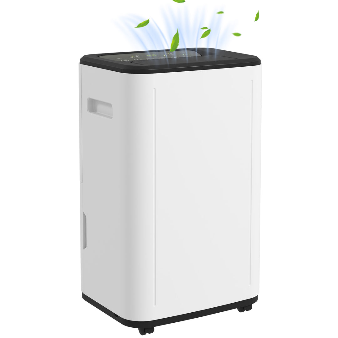 6000mL Portable Dehumidifier with 24H Timer, 3 Dehumidifying Modes, 20L/Day, for Home Laundry Basement