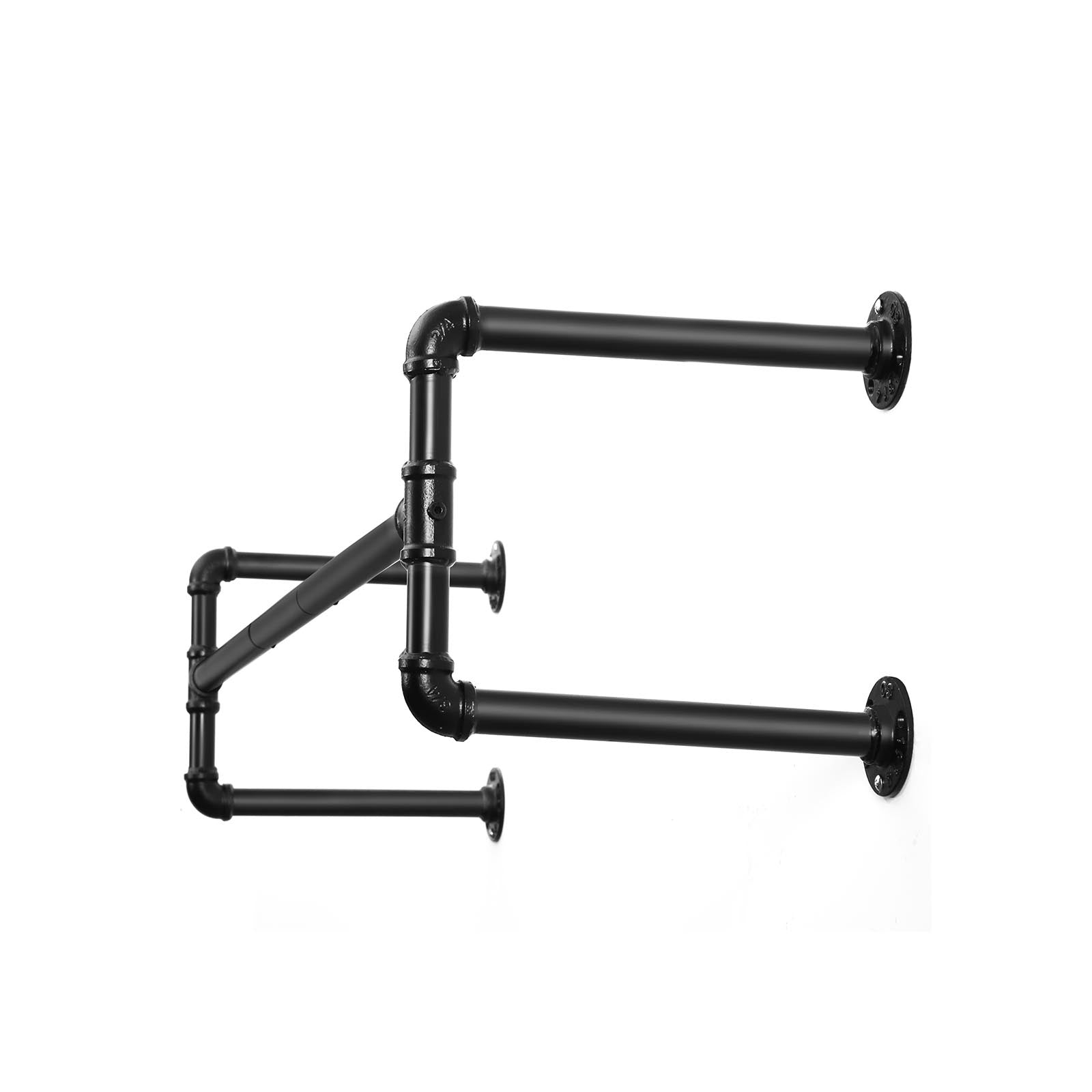 SONGMICS Wall-Mounted Clothes Rack