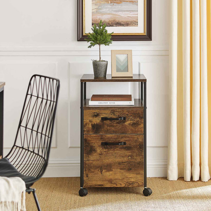 Industrial Style File Cabinet