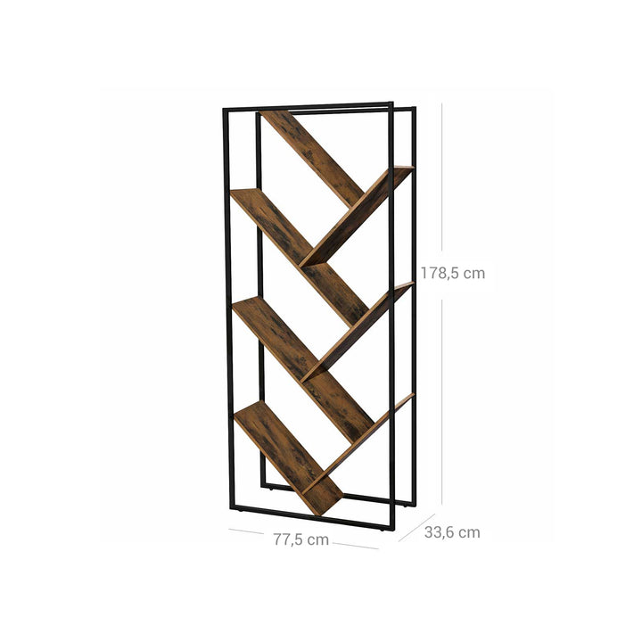 Industrial Tree-Shaped Bookcase