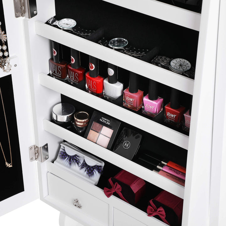 Inside LED Jewellery Cabinet