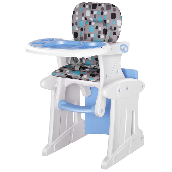 HDPE 3-in-1 Baby Booster High Chair Blue