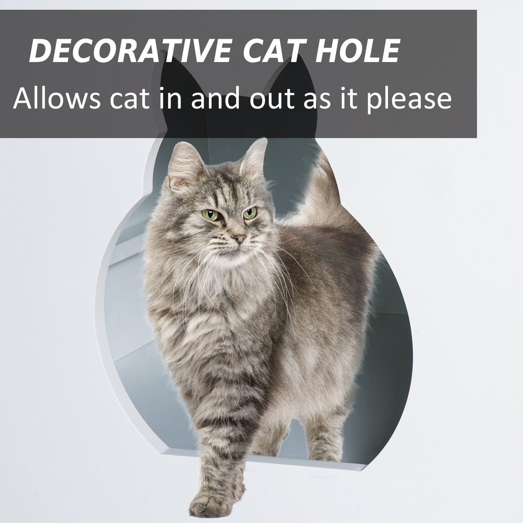 Cat Litter Box Bathroom Furniture-White
