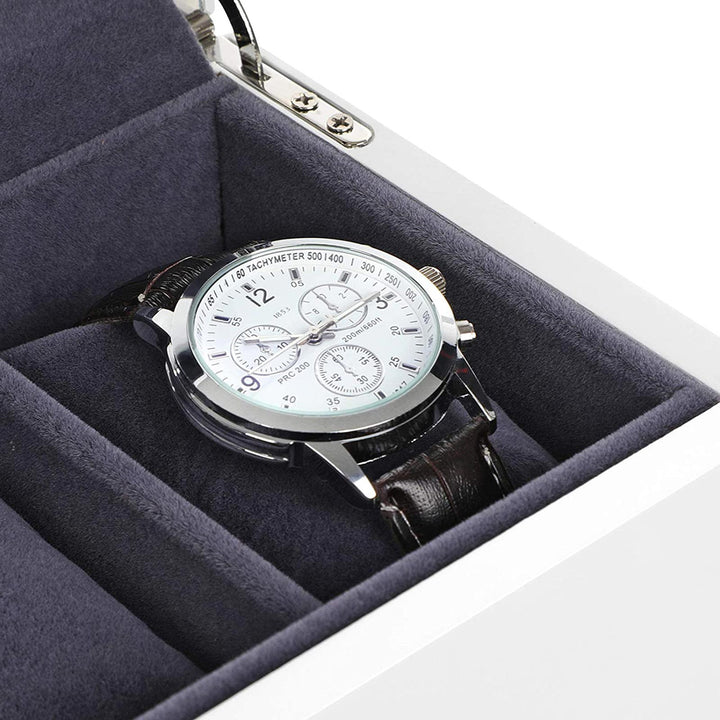 5 Slots Wooden Watch Box