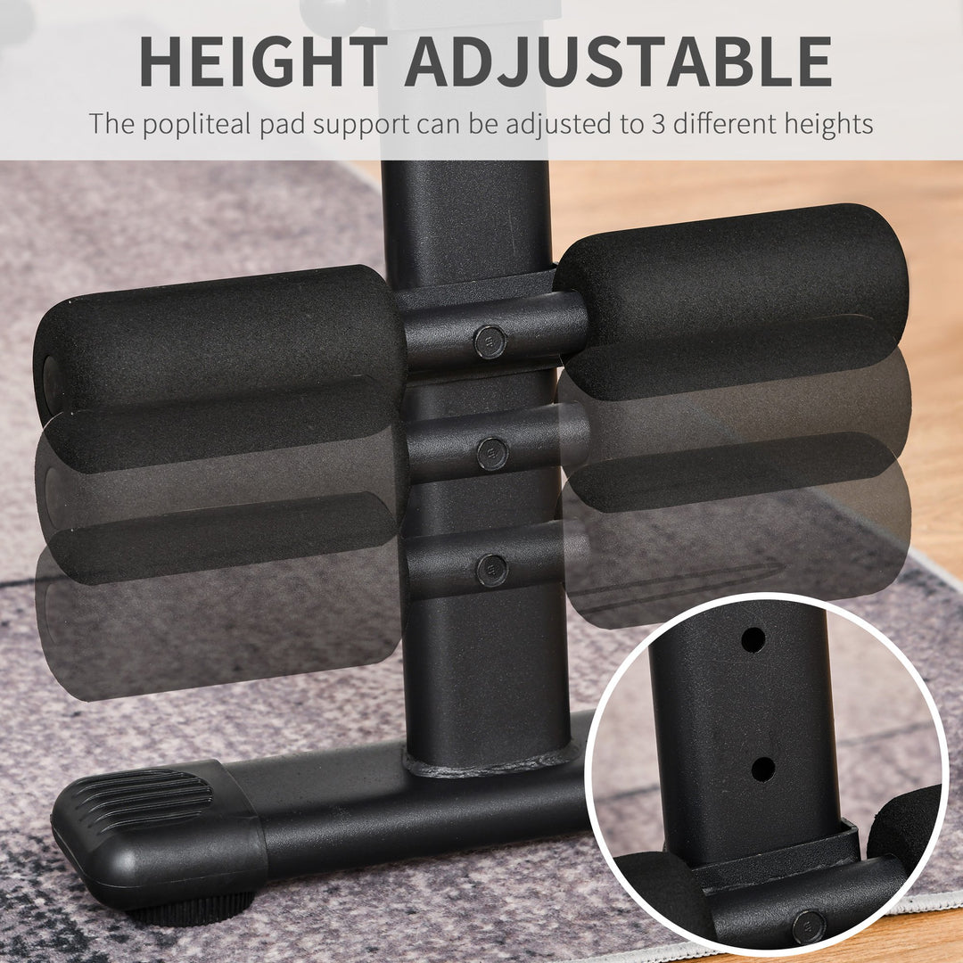 Multifunctional Sit Up Bench Adjustable Leg Placements Exercise Foldable Exercise Machine for Home, Office and Gym