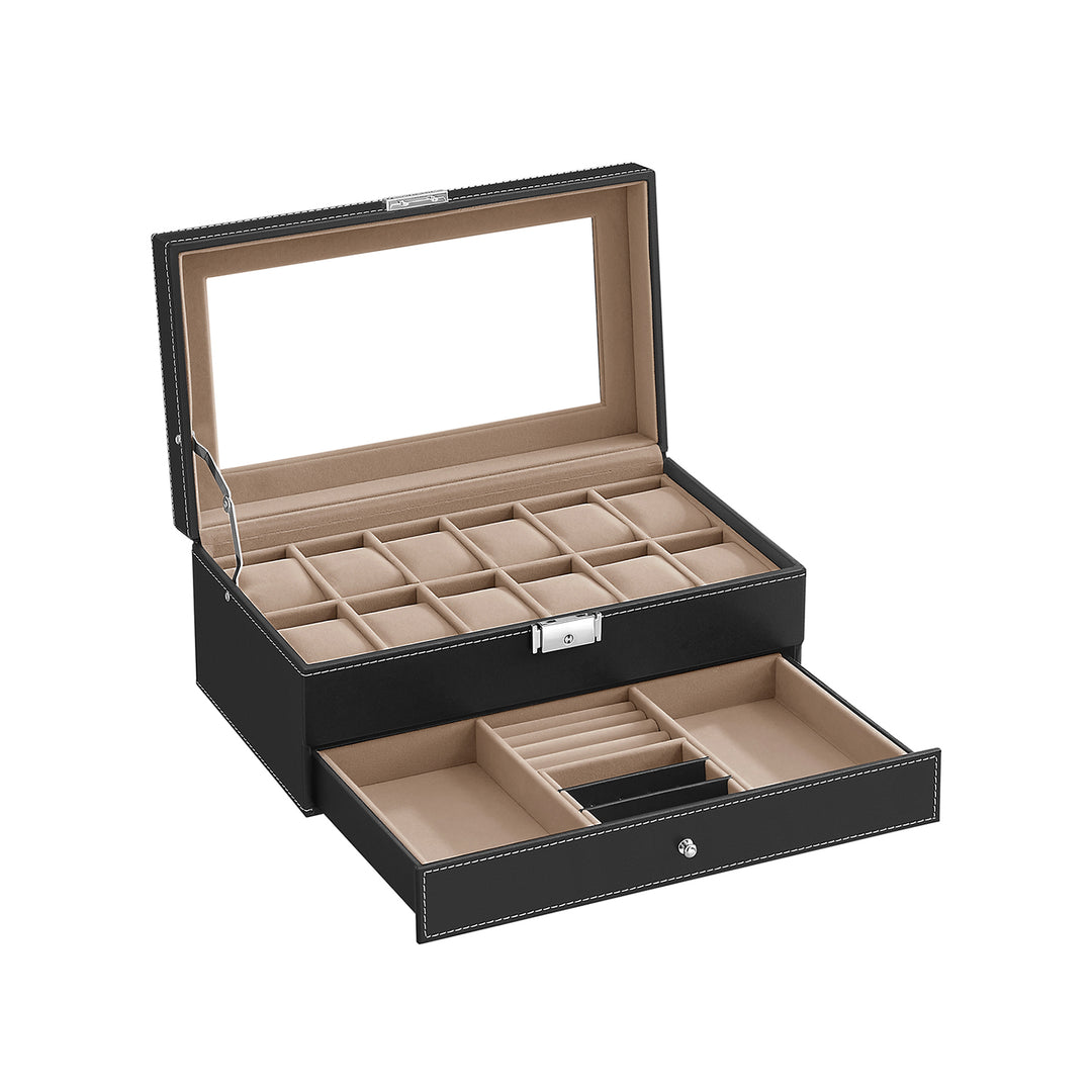 Double Layer Watch Box