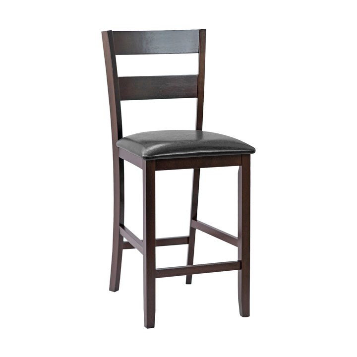 Counter Height Upholstered Bar Stools with Soft Padded Seat