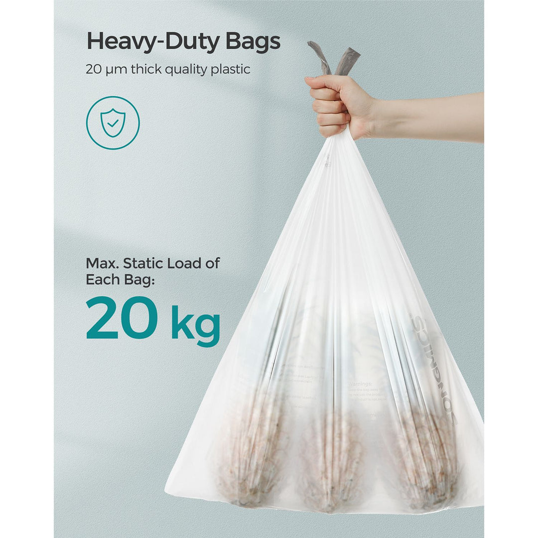 25L Drawstring Rubbish Bags 1 Roll 40 Pieces