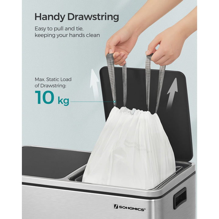 25L Drawstring Rubbish Bags 1 Roll 40 Pieces