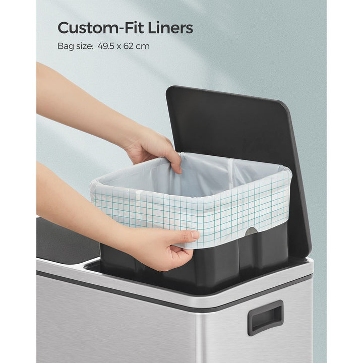 25L Drawstring Rubbish Bags 1 Roll 40 Pieces