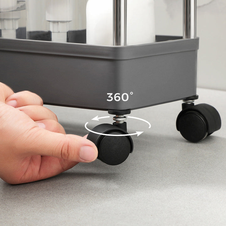 Space-Saving Narrow Kitchen Bathroom Trolley