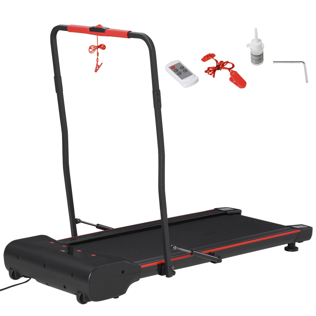 Foldable Walking Machine Treadmill 1-6km/h with LED Display & Remote Control Exercise Fitness for Home Office