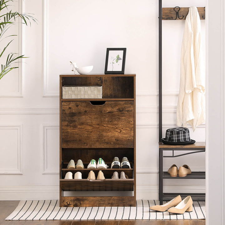 Shoe Cabinet with 2 Flaps