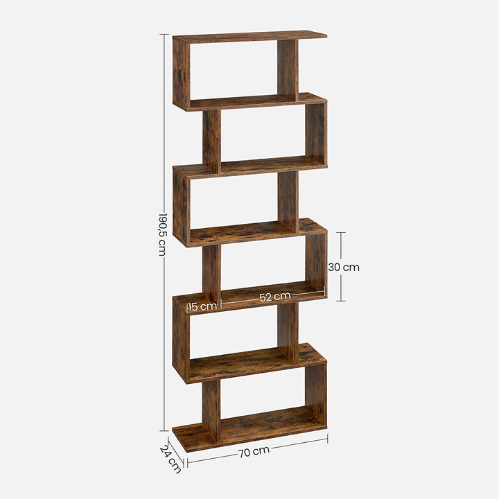 Freestanding Decorative Wooden Bookcase