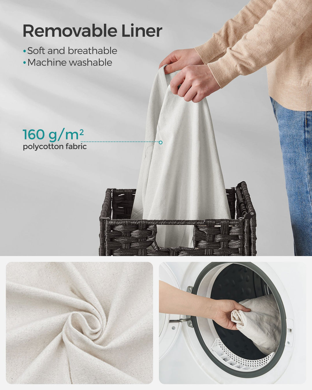Clothes Hamper with Handles