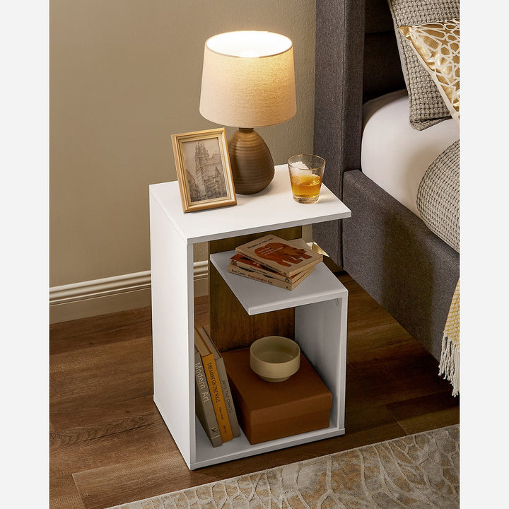 Side Table with Open Storage