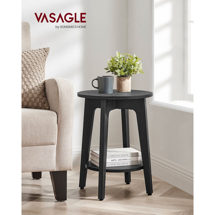 Round Side Table for Living Room