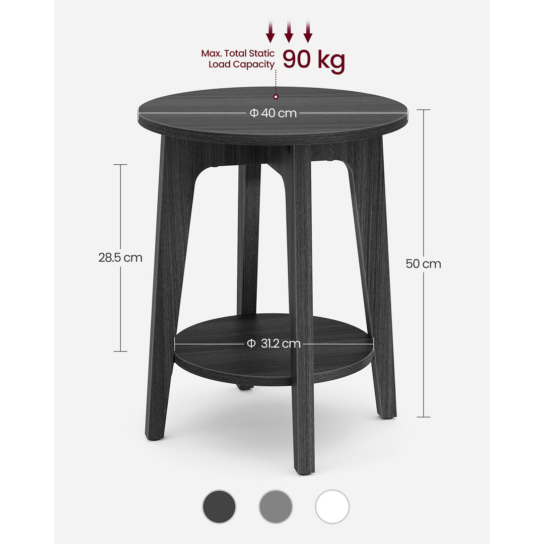 Round Side Table for Living Room