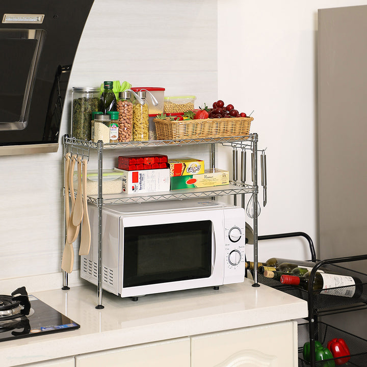 Microwave Oven Rack Organiser