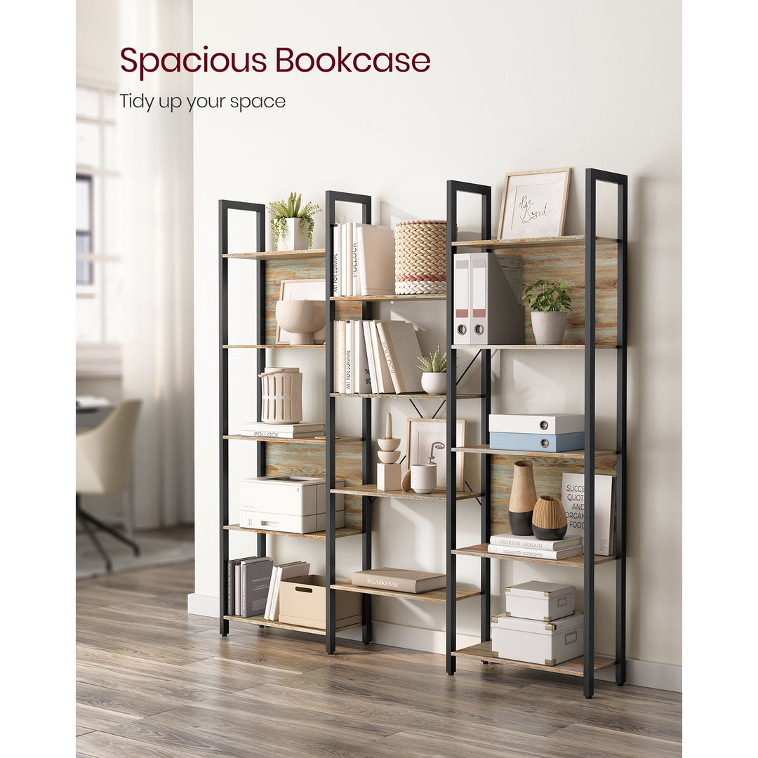 Bookshelf with 14 Shelves