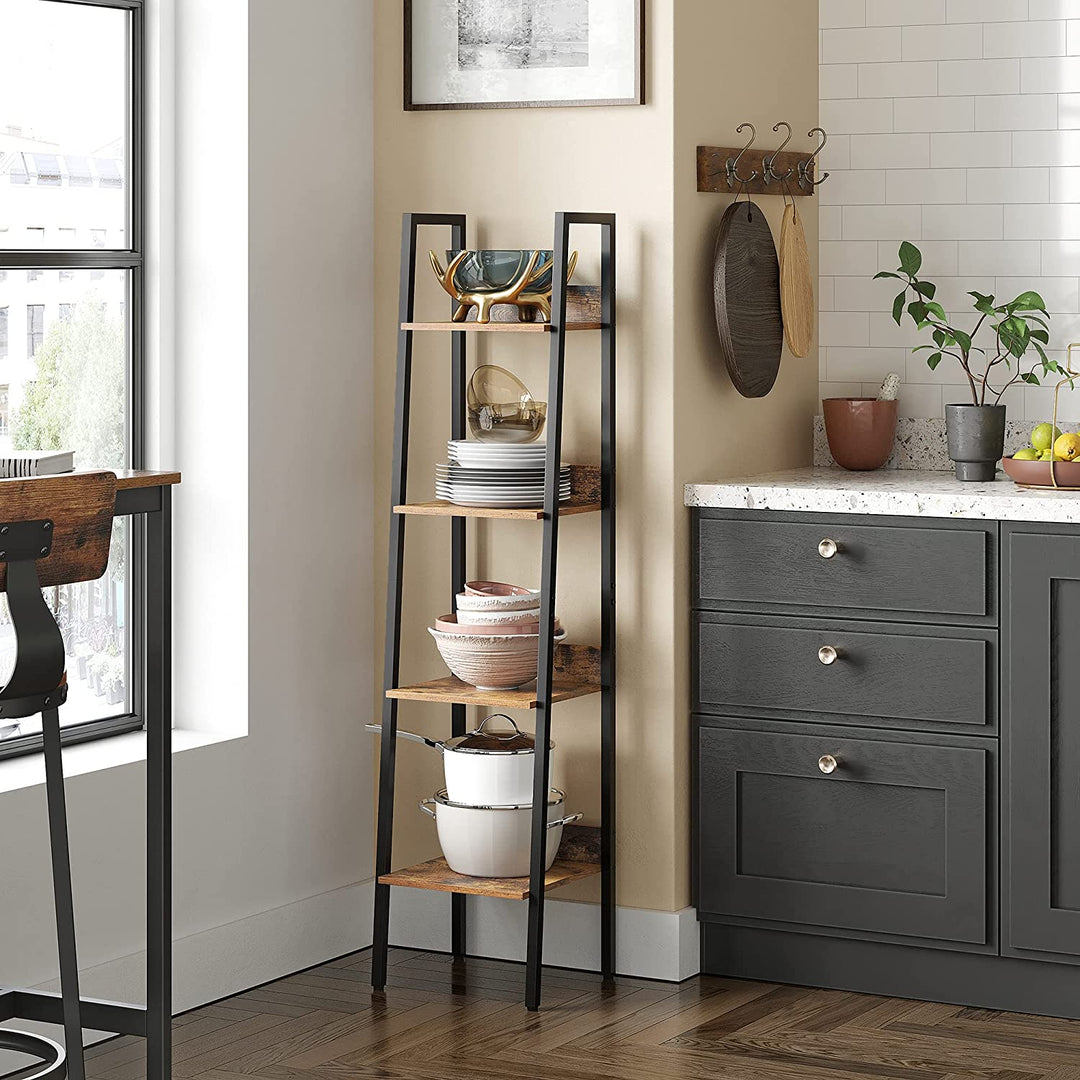 VASAGLE 4 Tier Ladder Shelf