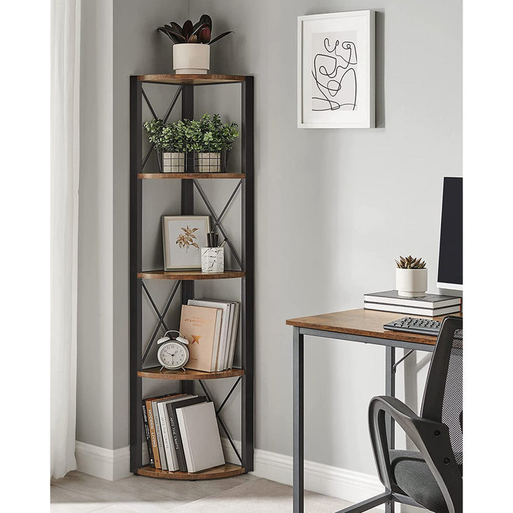 VASAGLE VASAGLE 5 Tier Multipurpose Corner Shelf