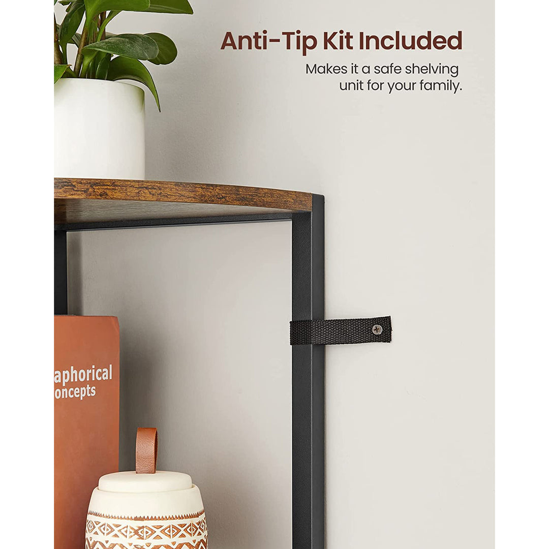 VASAGLE 5 Tier Multipurpose Corner Shelf