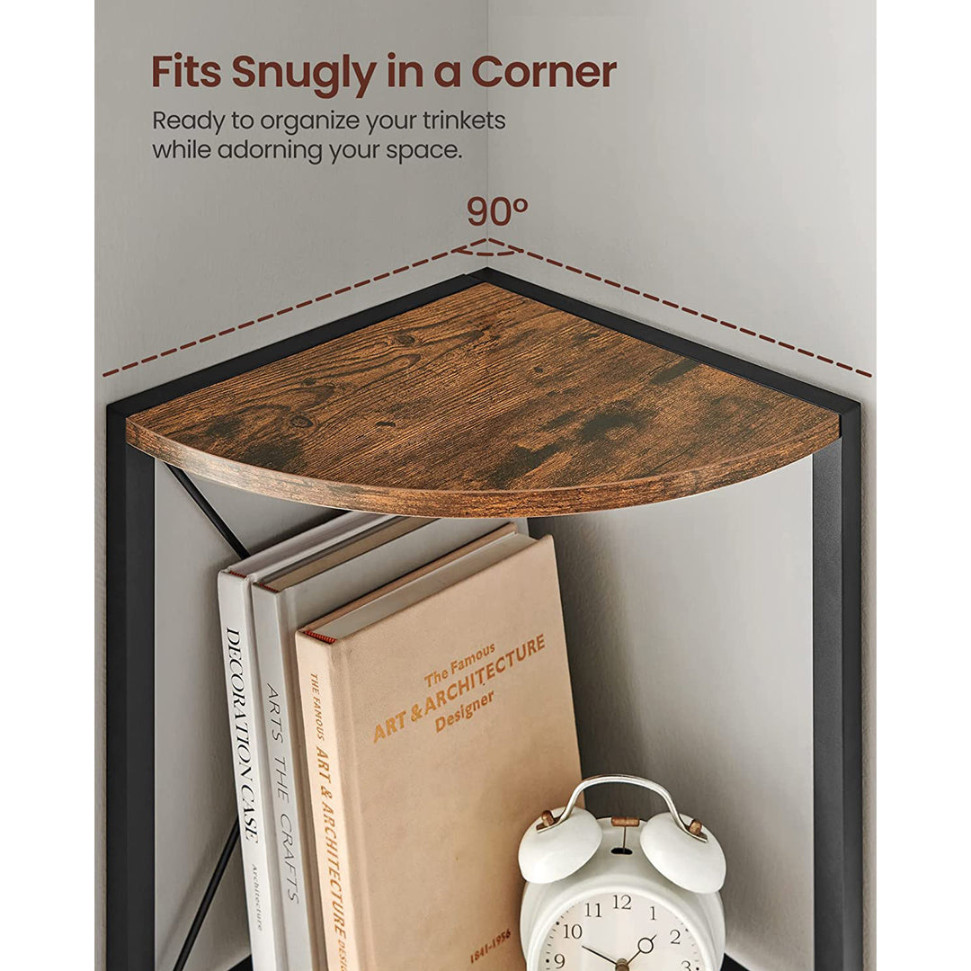 VASAGLE 5 Tier Multipurpose Corner Shelf