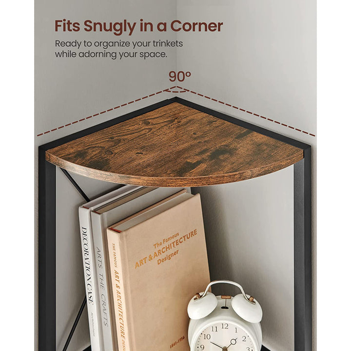 VASAGLE 5 Tier Multipurpose Corner Shelf