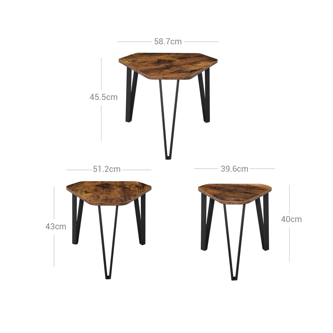 Set of 3 Nesting Coffee Table