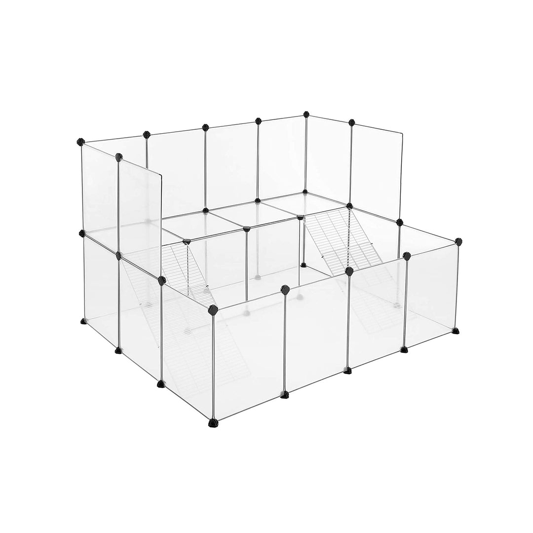 White Plastic Pet Playpen for Small Animals