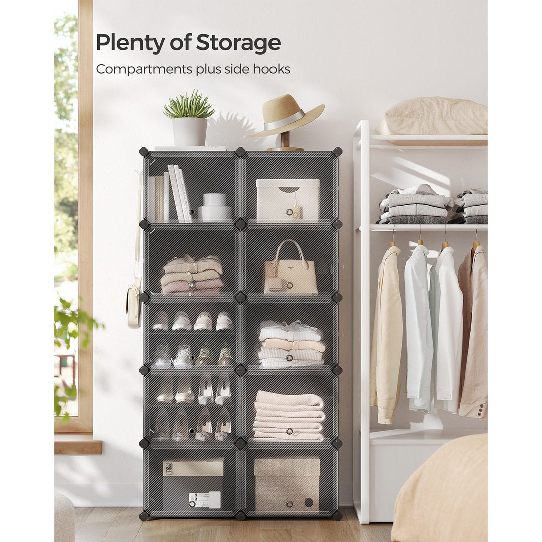 Modular Storage Organiser Unit -Black