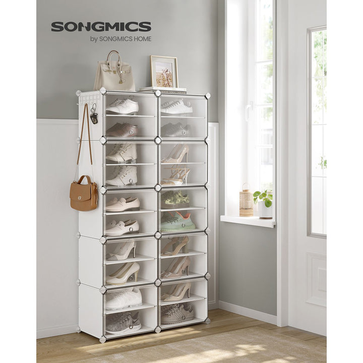 Modular Storage Organiser Unit -White