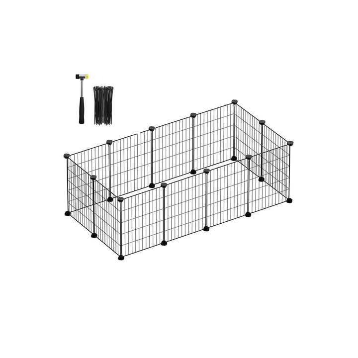 DIY Metal Guinea Pig Cage Black