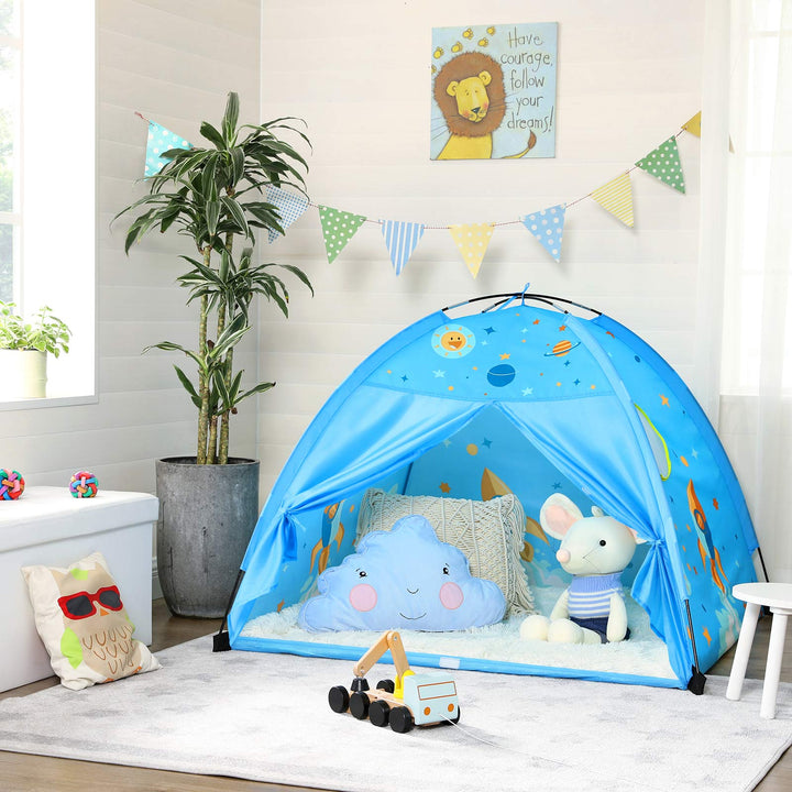 Blue Pop Up Teepee Tent for Kids