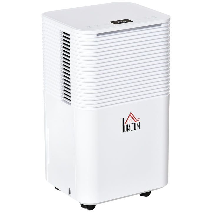 Portable Quiet Electric Dehumidifier with 3 Modes-White