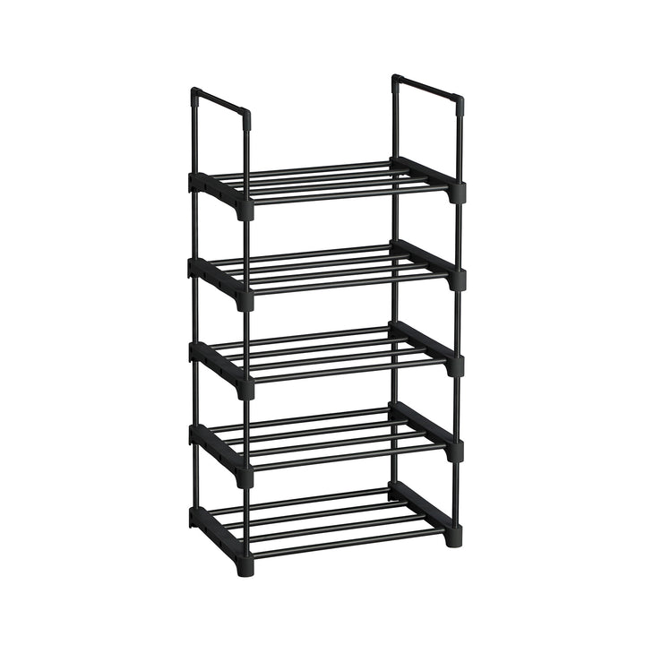 5-Tier Metal Stackable Shoe Rack