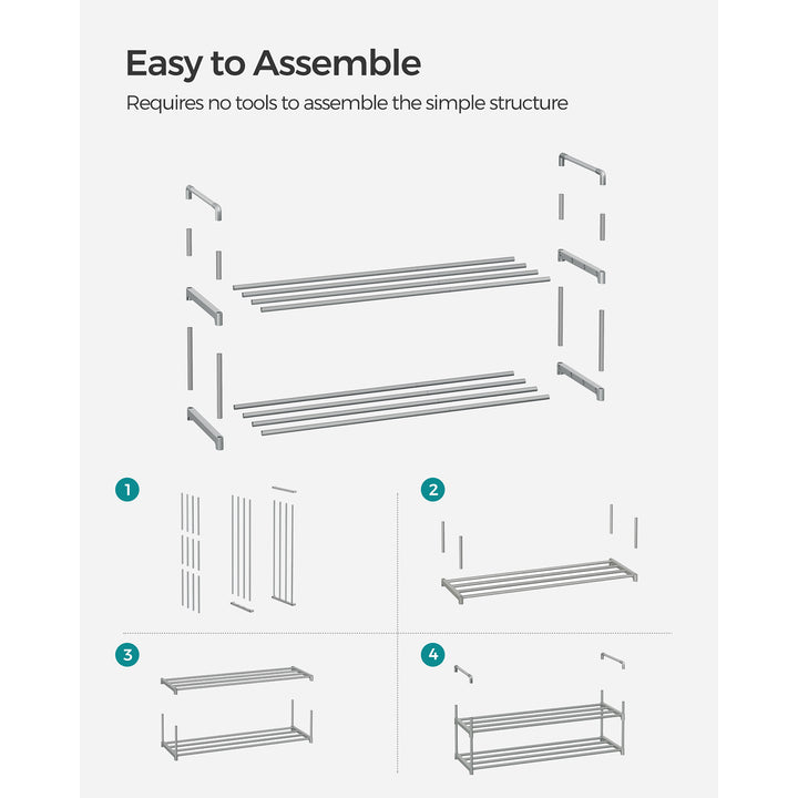 2-Tier Shoe Rack