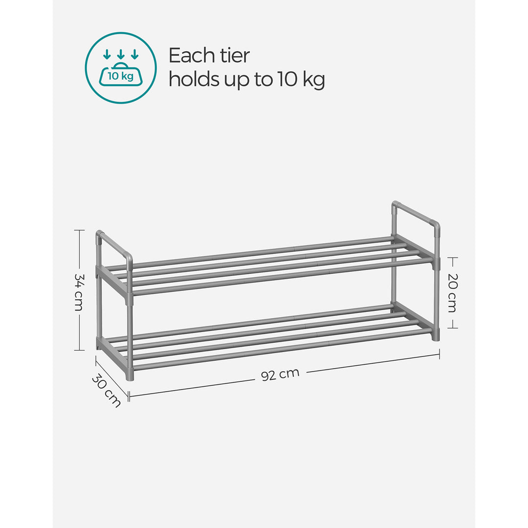 2-Tier Shoe Rack