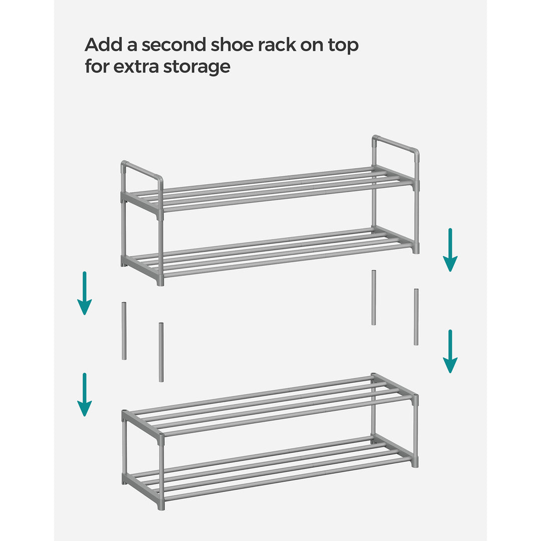 2-Tier Shoe Rack