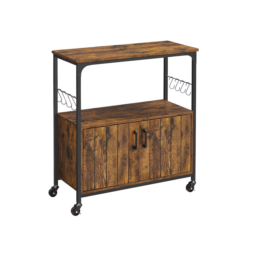 Industrial Cupboard on Wheels for Kitchen &amp; Dining Room
