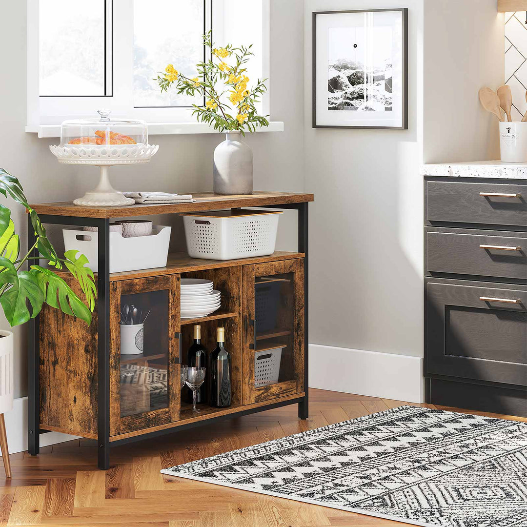 Sideboard Rustic Brown and Black