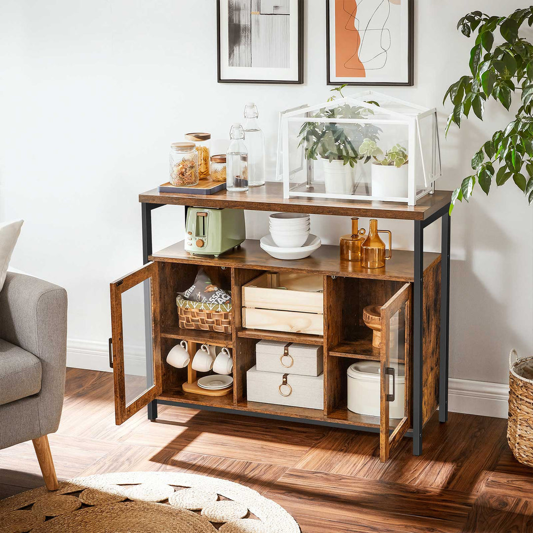 Sideboard Rustic Brown and Black