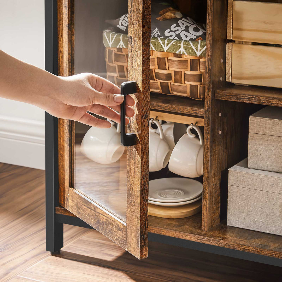 Sideboard Rustic Brown and Black