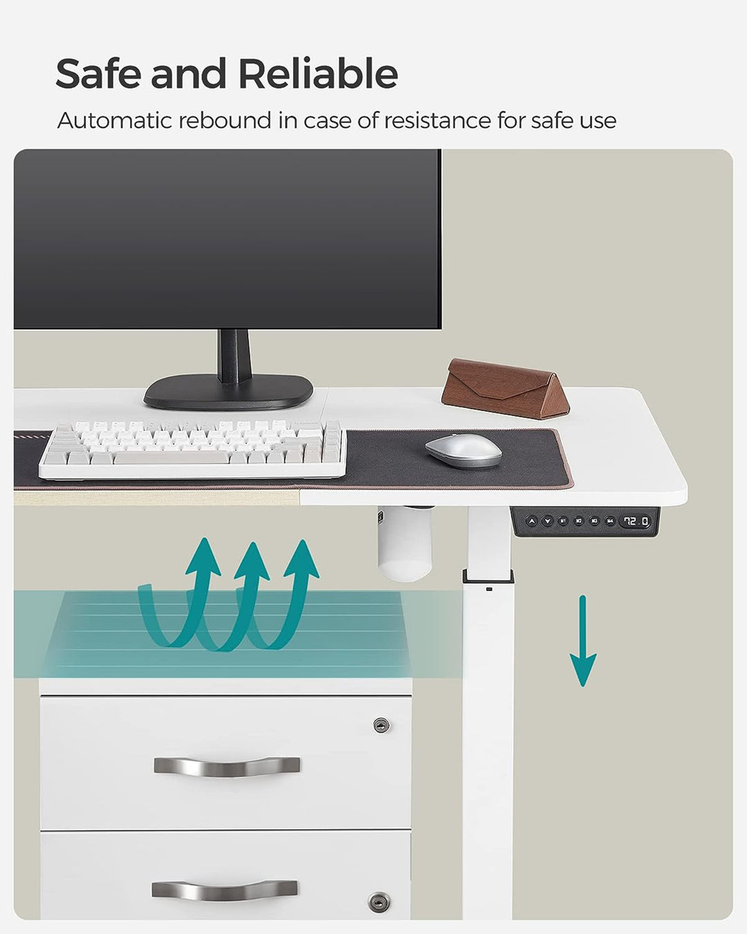 Electric Standing Desk Height Adjustable