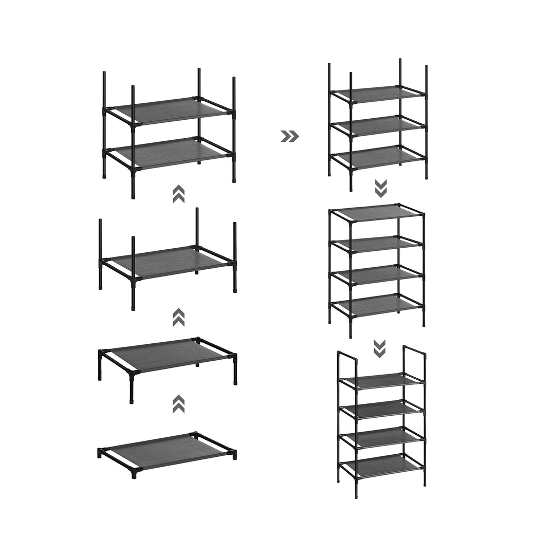 4-Tier Shoe Rack