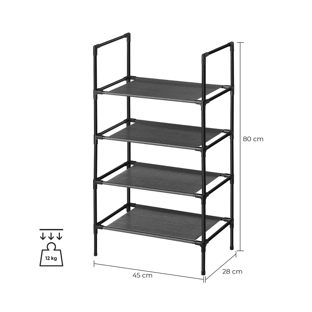 4-Tier Shoe Rack