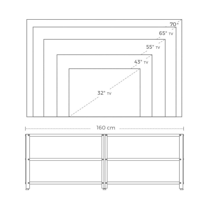 TV Stand for 70 inch TV