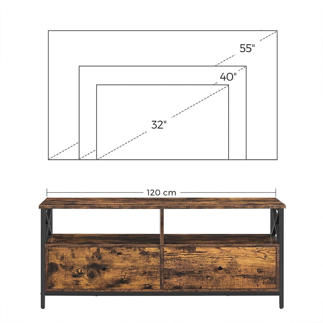 TV Stand with 2 Drawers