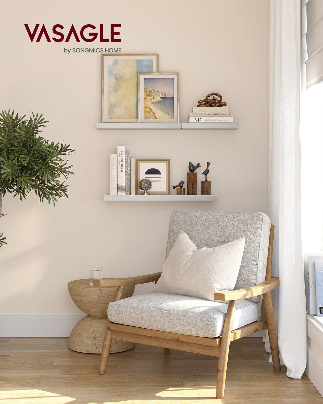 Floating Wall Shelf 20 x 80 x 3.8 cm